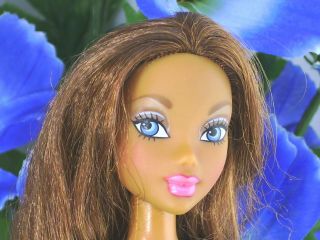 Barbie Doll Nude My Scene Madison Red Hair Blue Eyes Small Feet For Ooak Repaint