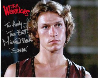 The Warriors Michael Beck Signed Autograph Convention 8 " X10 " Photo To Andy