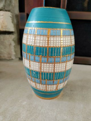Vintage Mid Century Modern Aldo Londi Bitossi Seta Vase