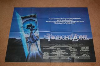 Twilight Zone: The Movie (1983) - Rare Orig.  Uk Quad Poster