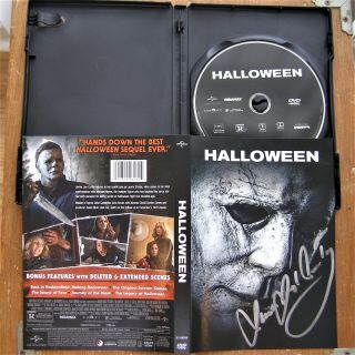 HALLOWEEN SIGNED DVD 2018 AUTOGRAPHED BY JAMES JUDE COURTNEY 2