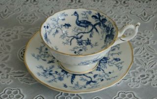Vintage Coalport Bone China Cairo Tea Cup & Saucer,  England