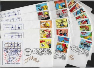 1995 Comic Strip Classics Set Of 20 Sc 3000a - T Signed Stu Berryhill