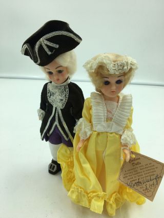 Carlson Dolls Of President George And Martha Washington
