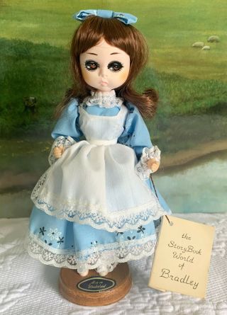 1970s Big Eye Bradley Doll The Storybook World Of Bradley Alice In Wonderland