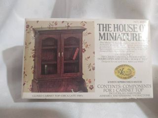 Doll Miniature Furniture Cabinet Top Wood 1/12 House Of Miniatures Kit 40001