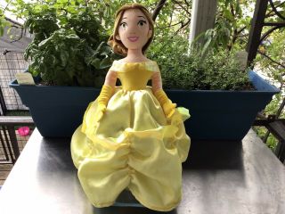 Disney Parks Princess Topsy Turvy Flip 2 In 1 Plush Doll Cinderella & Belle