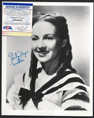 Evelyn Keyes Signed 8x10 Gone With The Wind Photo - Psa/dna - Actress - D - 2008