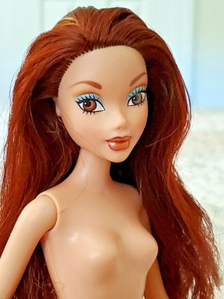 Mattel Barbie My Scene Chelsea Doll Auburn Red Hair Brown Eyes Nude For Ooak