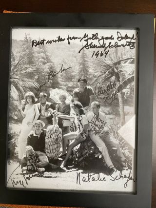 Autographed Reprint Photo Of Gilligan’s Island Cast