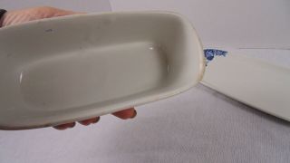 ROYAL WARWICK LOCHS OF SCOTLAND BLUE COVERED BUTTER DISH 3