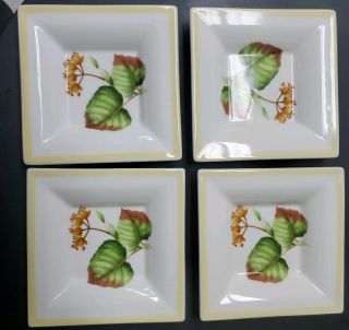 Villeroy & Boch Parkland Dipping/butter Plate Set Of 4 Made In Germany.