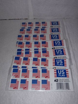 Usps Us Flag 2018 Forever Postage Stamps 7 Booklets X 20 = 140