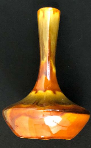 Vintage MCM Drip Glaze Pottery Vase California Mid Century Pottery Marked 274 3