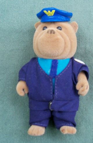 Calico Critters/sylvanian Families Vintage Maple Town Barney Bulldog The Sheriff