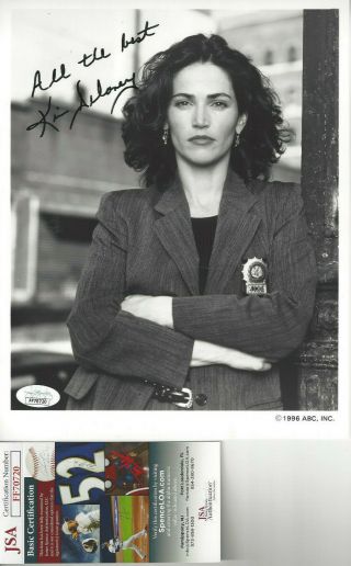 Nypd Blue Kim Delaney Autographed 8x10 Photo Jsa Certified
