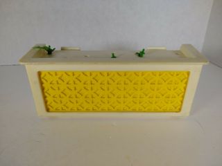 1978 Vintage Barbie Dream House A - Frame Yellow Planter Flower Box Replacement