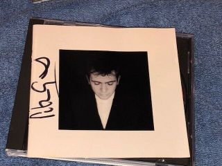 Genesis Peter Gabriel Signed Autographed Shaking The Tree Cd Booklet