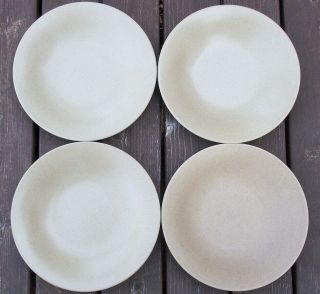 Set Of 4 Lindt Stymeist Sand Salad Plates 8 1/4 Inches Across Top