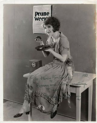 Vintage " White Zombie " Silent Film Actress: Madge Bellamy Signed Photo