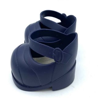 Navy Blue Mary Jane Cpk Cabbage Patch Kids Shoes For 12 " To 14 " Doll Heel