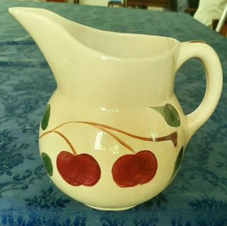 Watt Pottery Double Apple Small Pitcher Or Creamer 5.  5 Inches 15