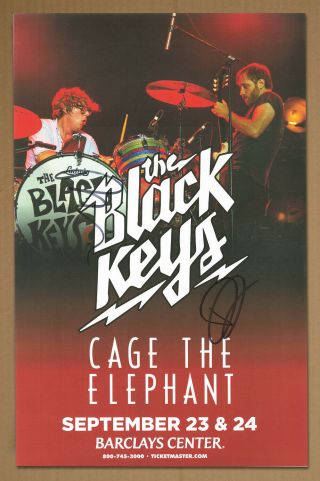 The Black Keys Autographed Gig Poster Dan Auerbach And Patrick Carney