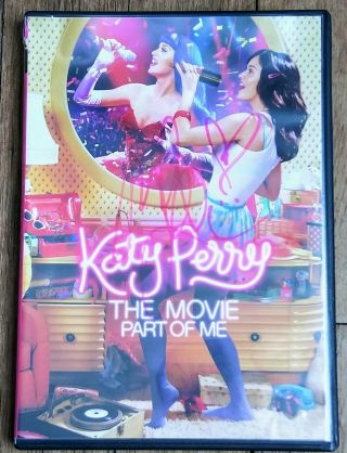 Katy Perry Autographed The Movie Part Of Me Dvd
