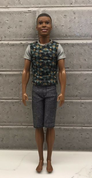 Mattel Barbie Fashionistas African American Ken Doll Male