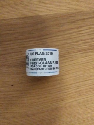 Us Forever Flag Stamps 2018 100 Count Roll (coil)