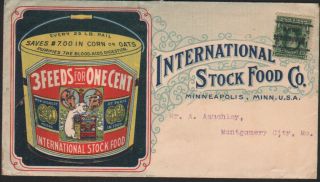 Early International Stock Food Co Advertising Cover