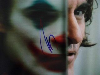 Joaquin Phoenix " Joker " 8x10 Signed Photo Auto