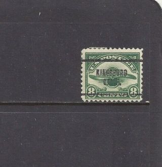 California Precancel On " Propeller " Early Air Mail Stamp (c4)