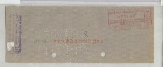 1942 J.  Paul Getty Signed Check American Getty Oil Los Angeles Bank 2