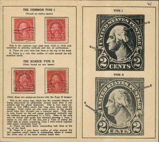 Us Stamps Tasco Booklet T8 1922 - 1938 2c Issues