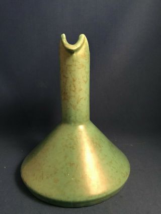 Red Wing Rumrill Pottery Ewer 184 with Speckled Matt Green Glaze 3