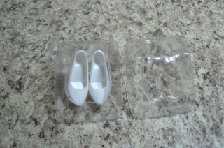 Franklin Princess Diana White Shoes For White Chiffon Gown For Vinyl Doll