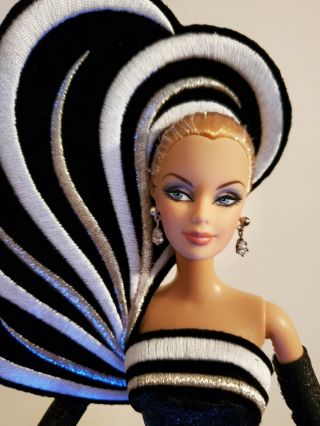2003 Bob Mackie 45th Anniversary Barbie Doll,  Hallmark Ornament & Greeting Card