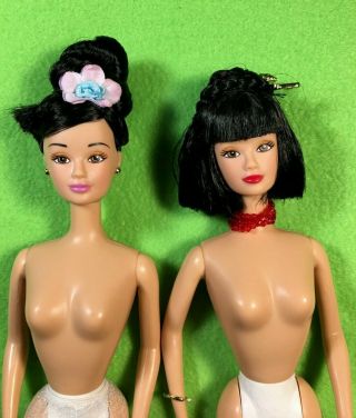 Yue Sai Wa Wa Two Nude 12 " Fashion Dolls