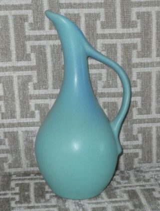 ☆ Flawless Van Briggle Art Pottery Ewer Vase - Art Nouveau Curvy Shape Pitcher