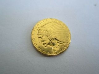 1928 Indian Head Quarter Eagle 2.  50 DOLLAR GOLD COIN 2 - 1/2 2
