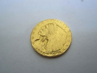 1928 Indian Head Quarter Eagle 2.  50 DOLLAR GOLD COIN 2 - 1/2 3
