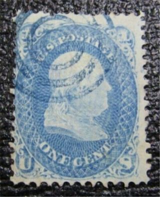 Nystamps Us Stamp 92 Blue Cancel $495 Grill