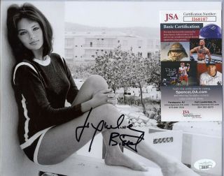 Jacqueline Bisset Signed 8x10 Picture Photograph Jsa Certified Model Sexy