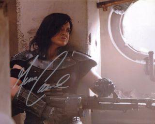 Gina Carano Autographed 8x10 Photograph Actress The Mandalorian Ttm
