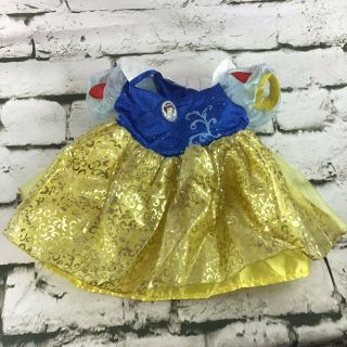 Build A Bear Disney Snow White Gown Costume Dress Dress - Up Play Babw Clothes
