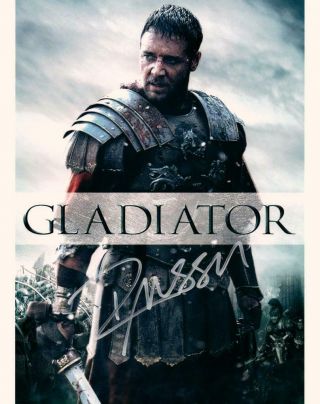 Russell Crowe Gladiator Signed 8x10 Photo Autographed Picture With