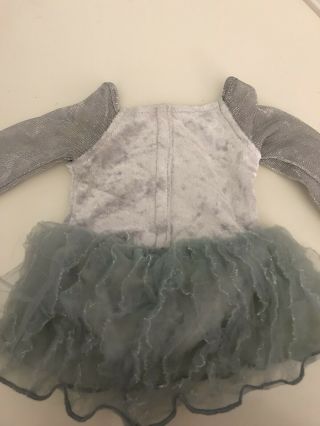 American Girl Doll Mia ' s Silver Skate Dress with Box 2008 3