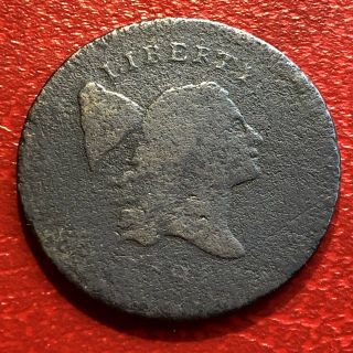 1795 Liberty Cap Half Cent 1/2 Flowing Hair Rare Early Date Better Grade 13592