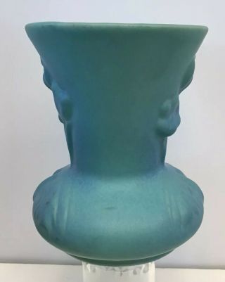 Van Briggle Ming Blue Anemone Design Vase/Planter 3